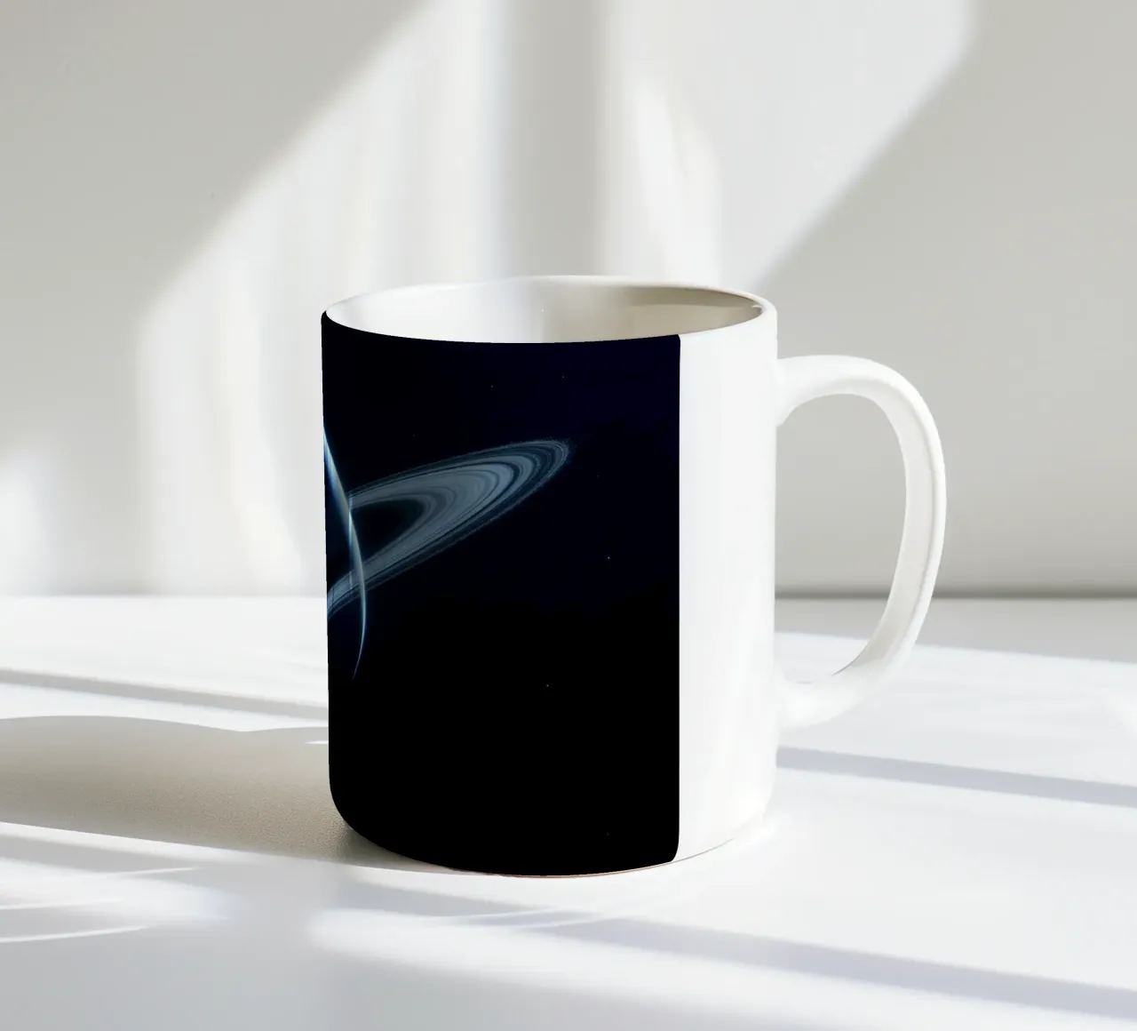 B L U E ceramic mug by Stellar Dream Art