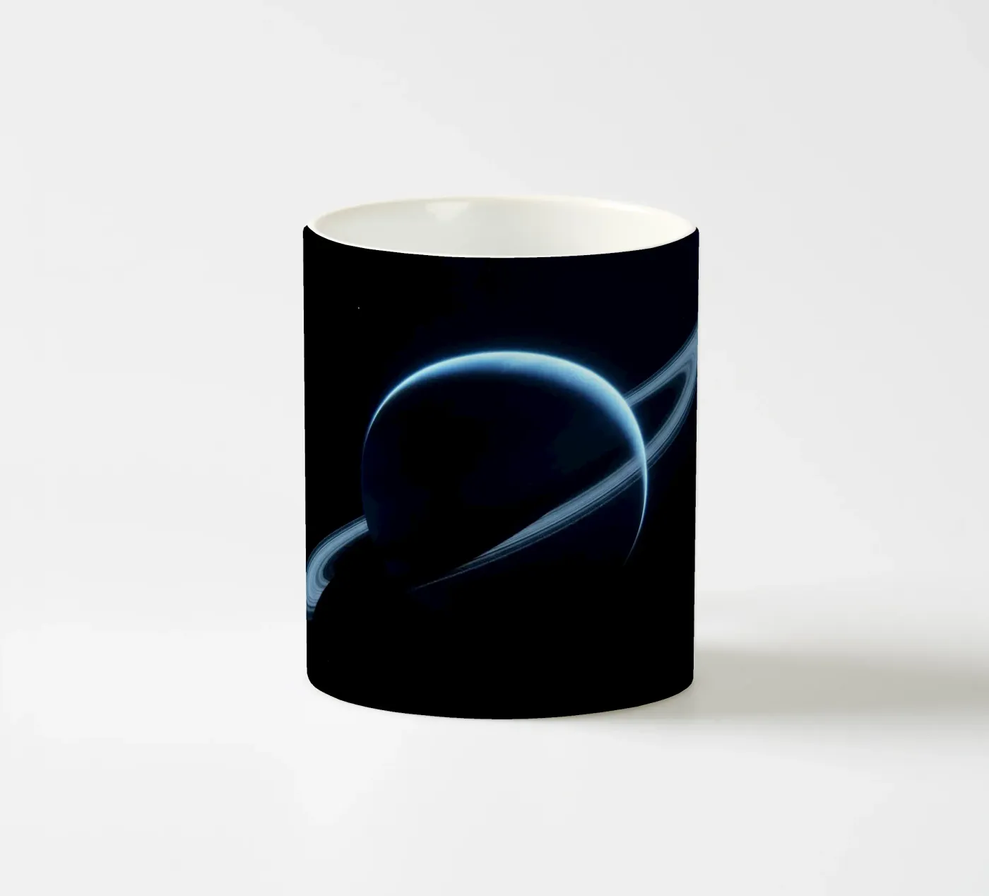 B L U E ceramic mug by Stellar Dream Art