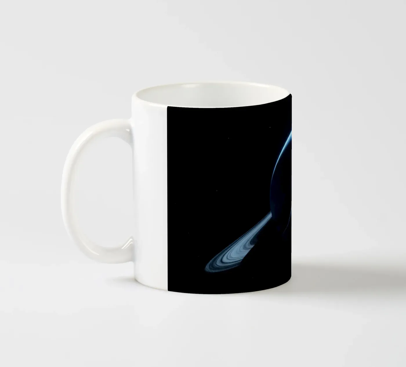 B L U E ceramic mug by Stellar Dream Art