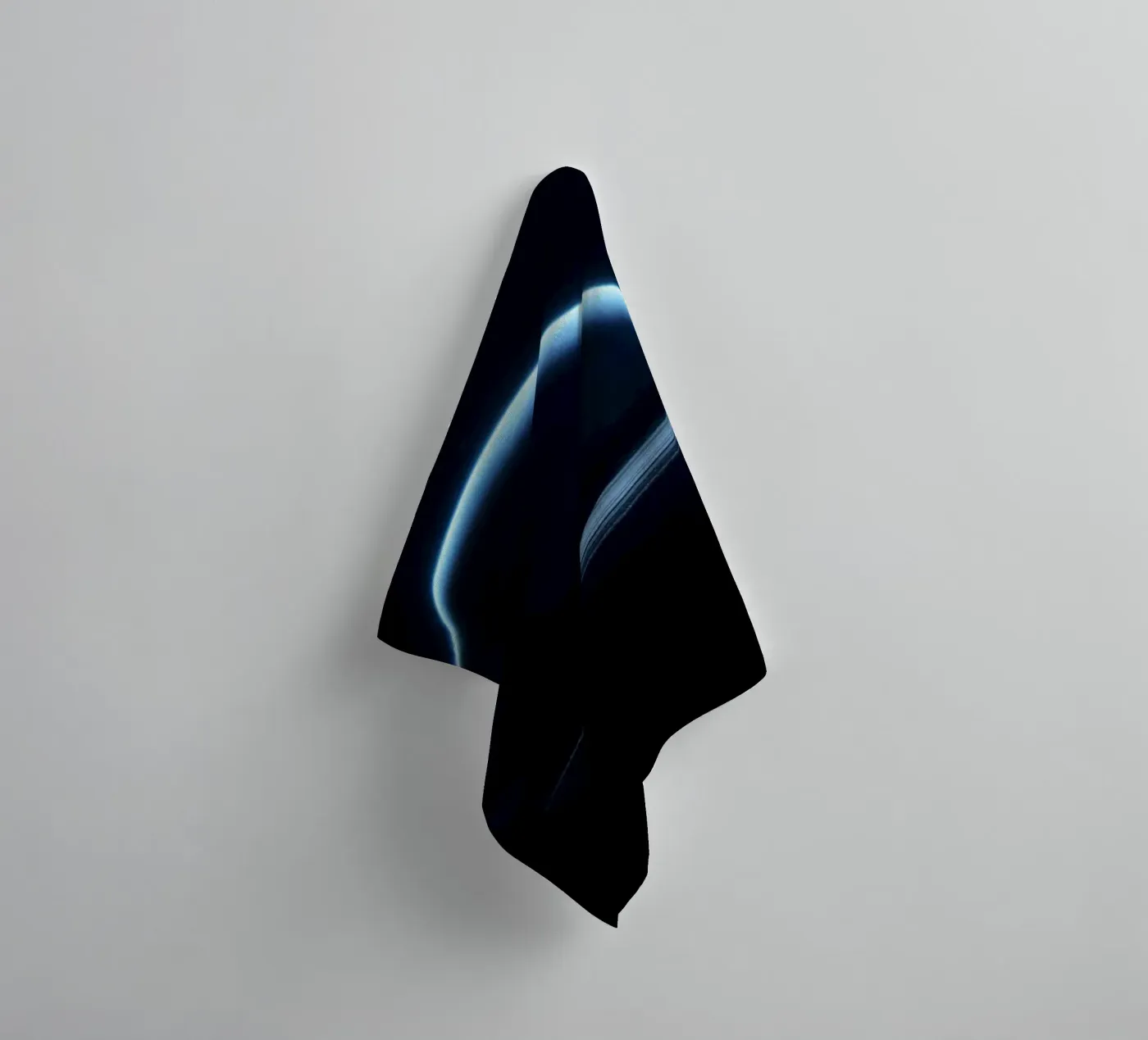 B L U E badhanddoek van Stellar Dream Art