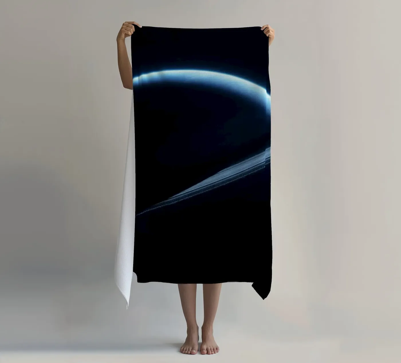 B L U E Strandtuch von Stellar Dream Art