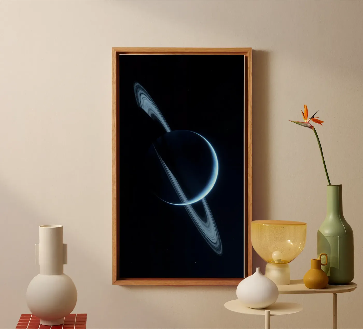 B L U E Leinwand von Stellar Dream Art