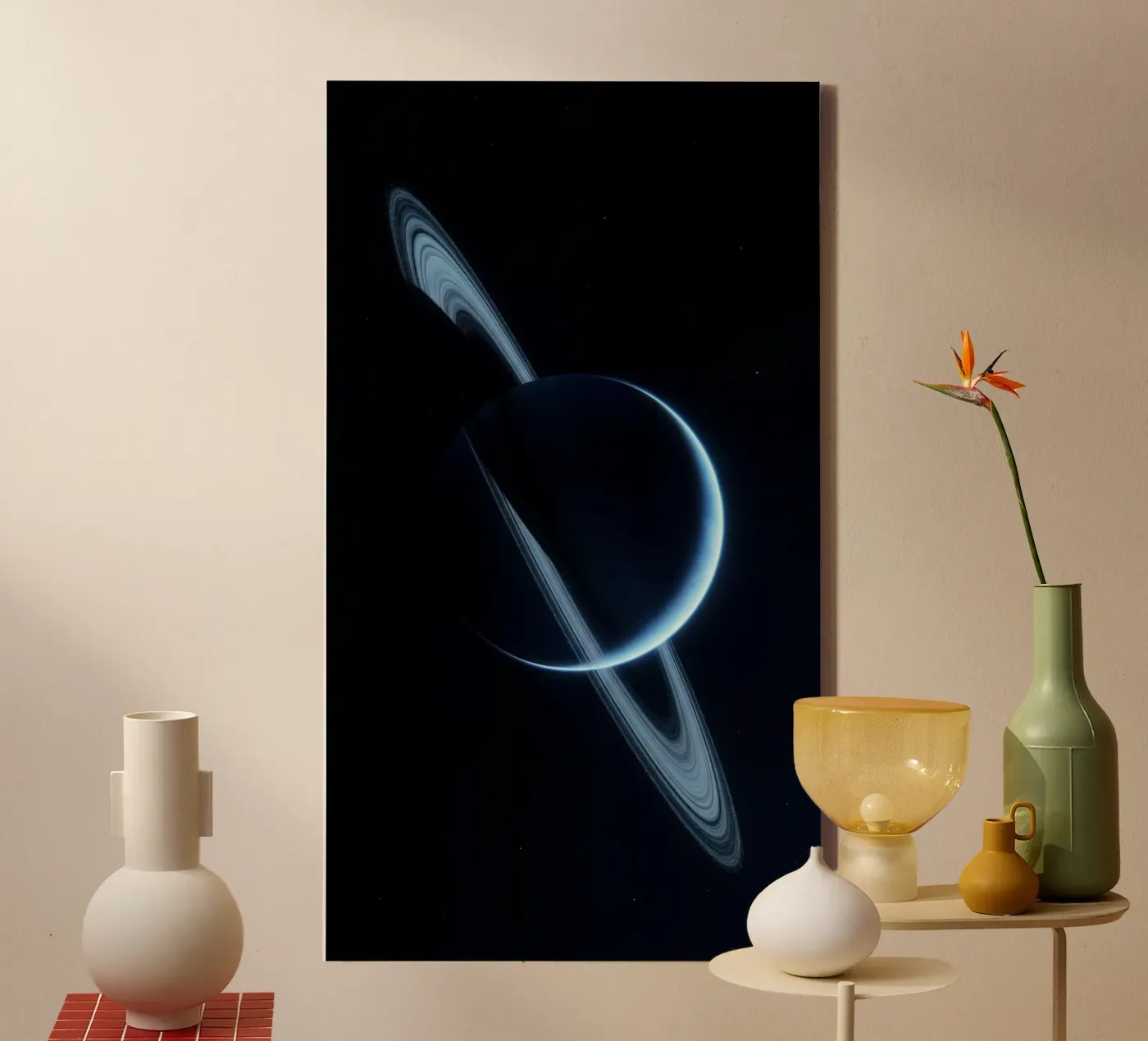 B L U E Leinwand von Stellar Dream Art