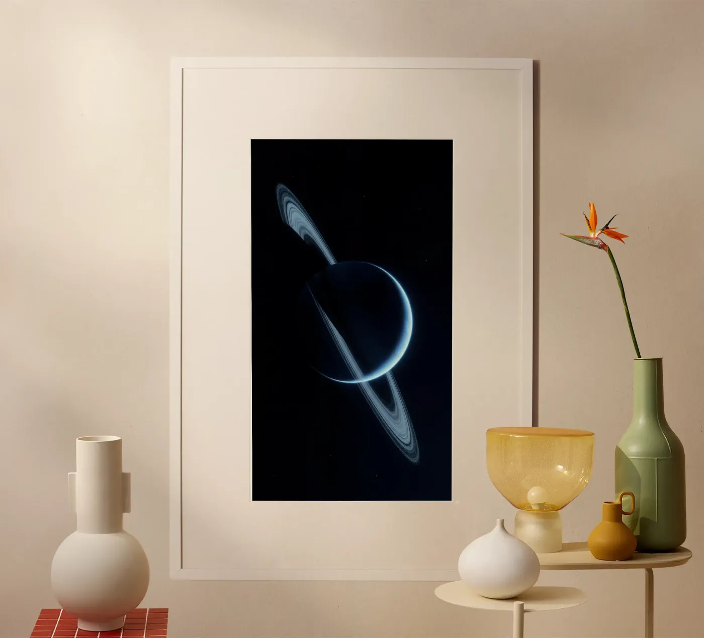 B L U E poster by Stellar Dream Art