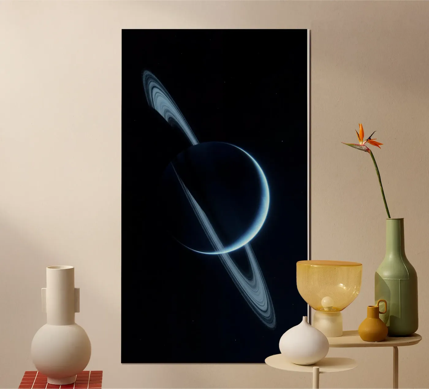 B L U E Poster von Stellar Dream Art