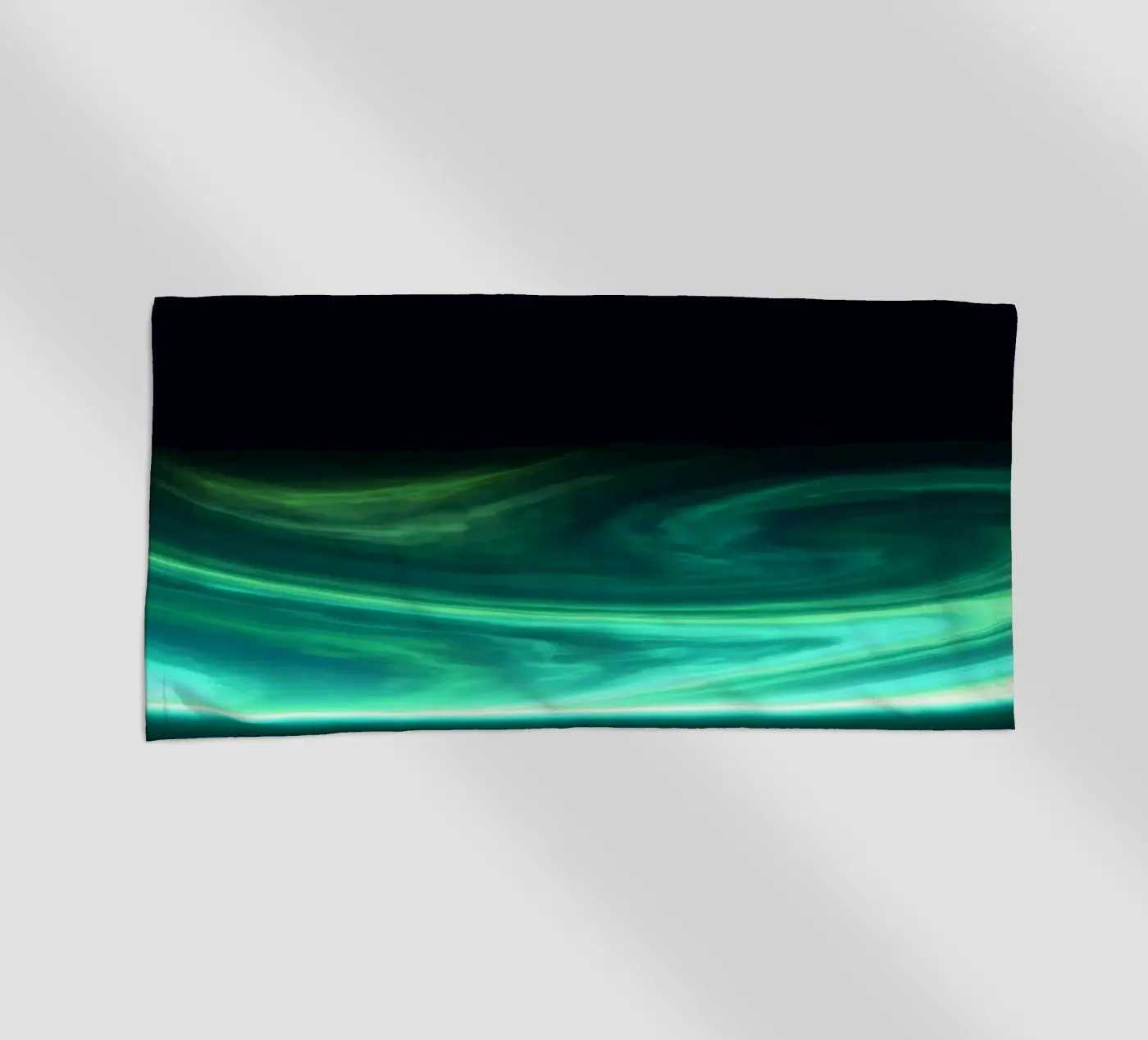 G R E E N strandhanddoek van Stellar Dream Art