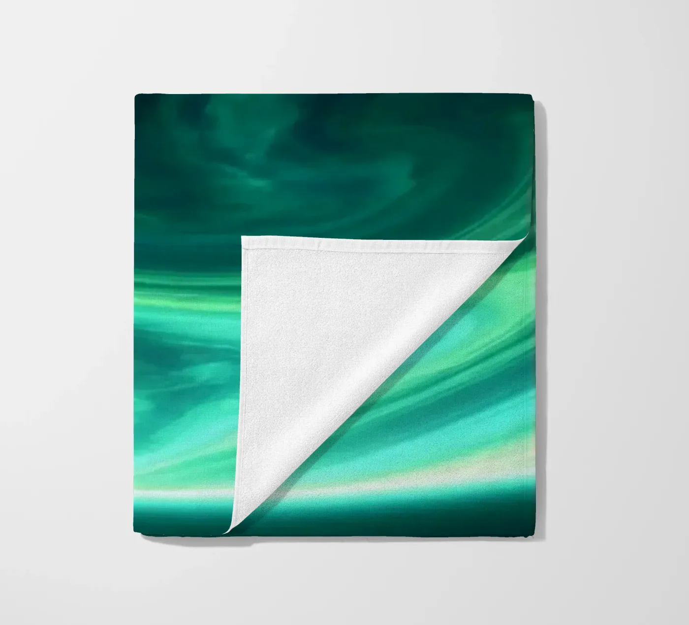 G R E E N strandhanddoek van Stellar Dream Art