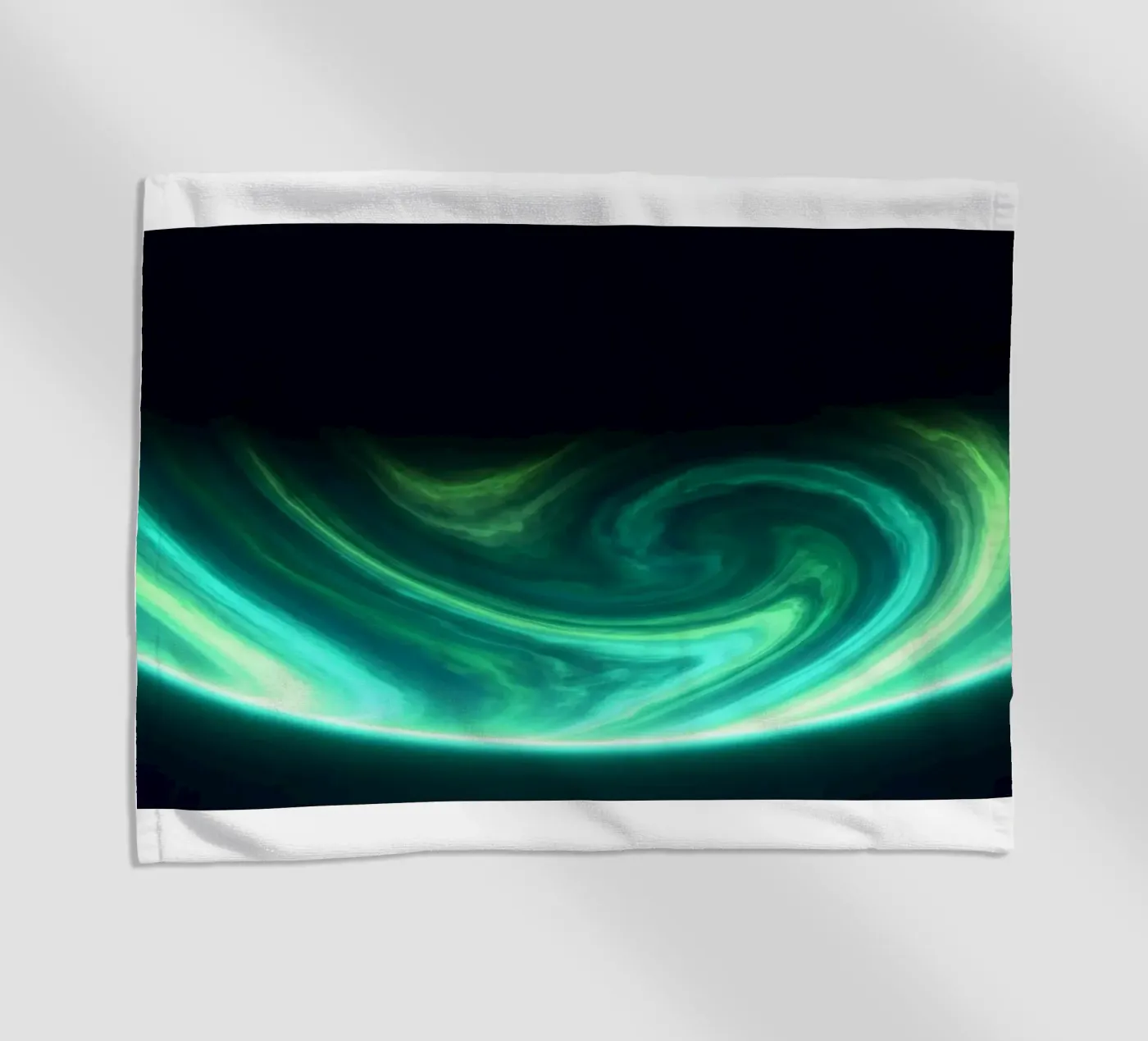 G R E E N strandhanddoek van Stellar Dream Art