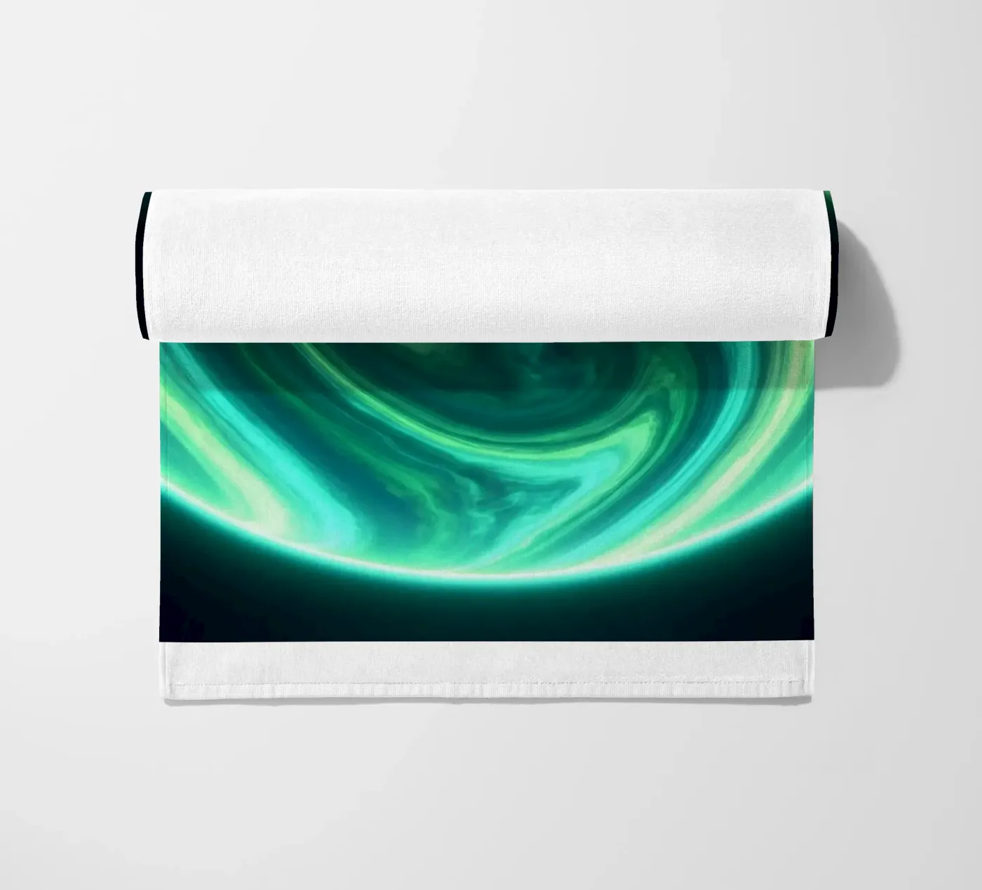 G R E E N strandhanddoek van Stellar Dream Art