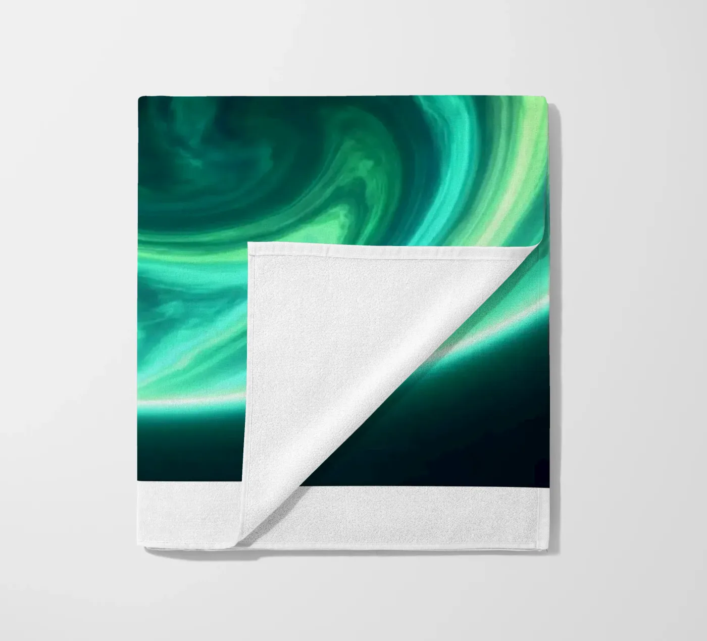 G R E E N strandhanddoek van Stellar Dream Art