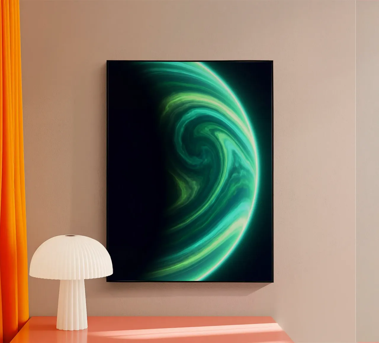 G R E E N acrylic glass by Stellar Dream Art