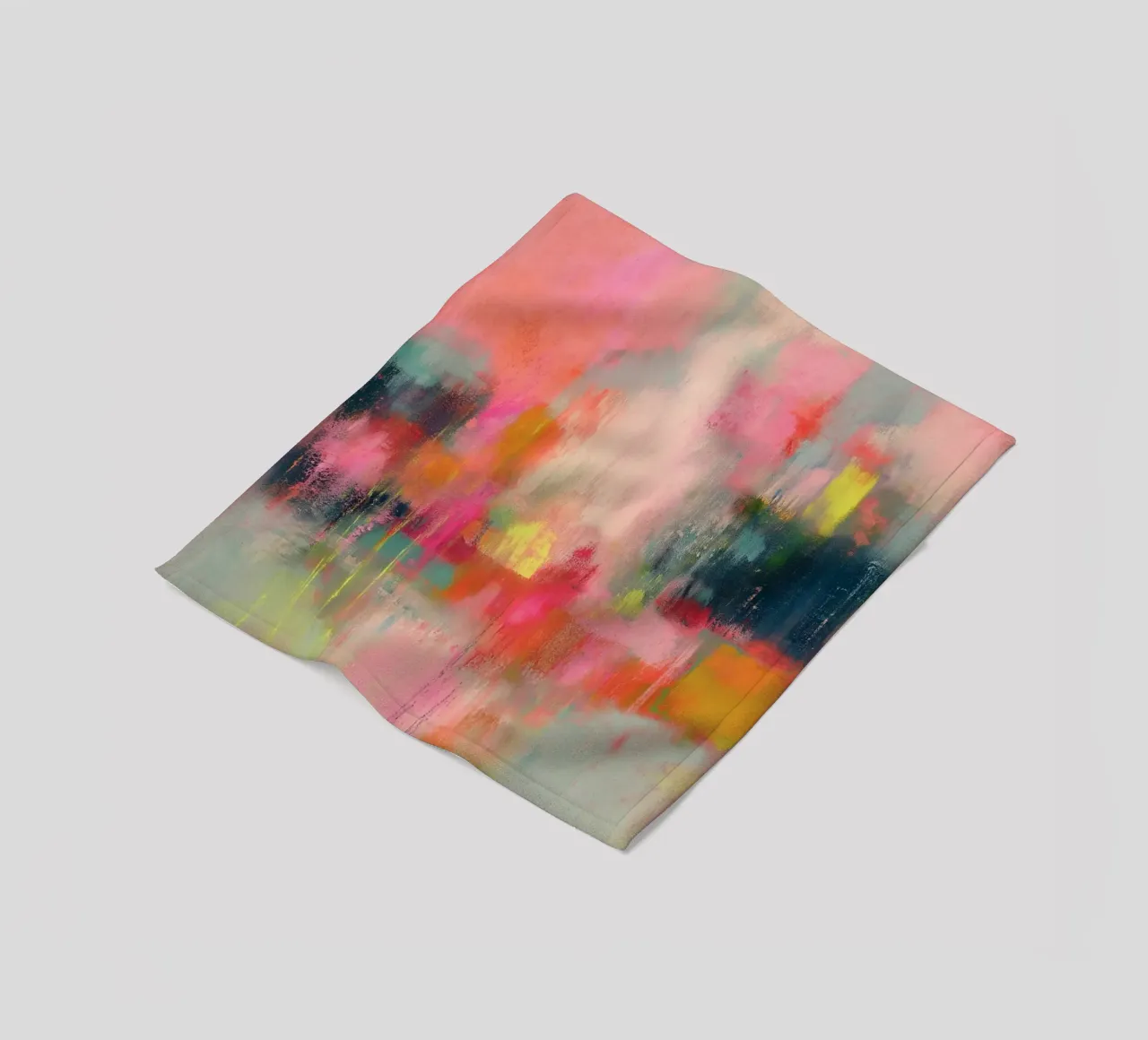 Electrical echo fleece blanket by Carinaprint