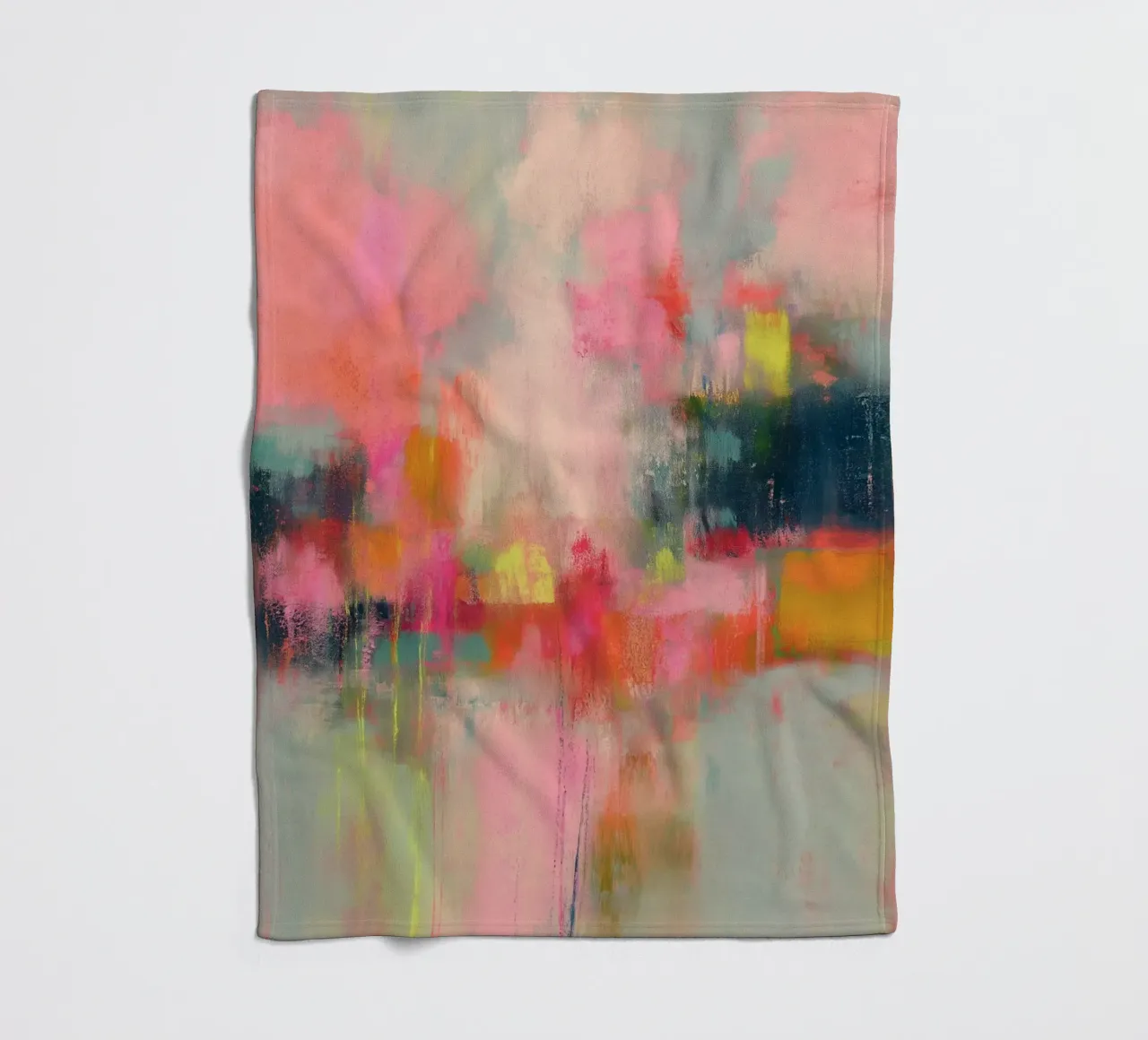 Electrical echo fleece blanket by Carinaprint