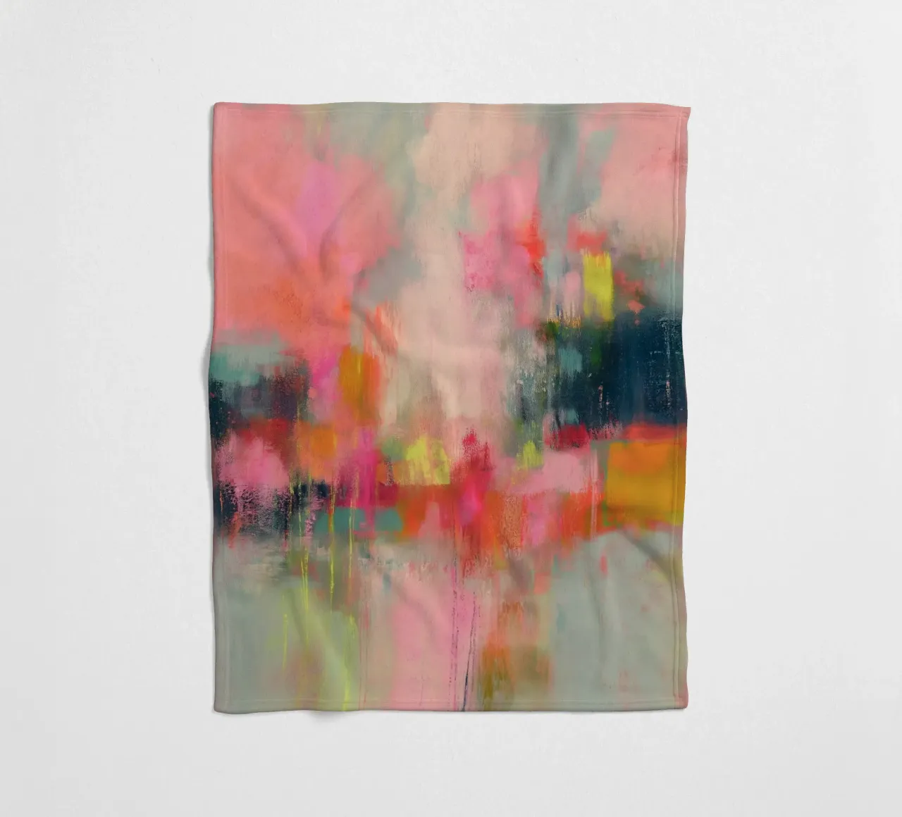 Electrical echo fleece blanket by Carinaprint