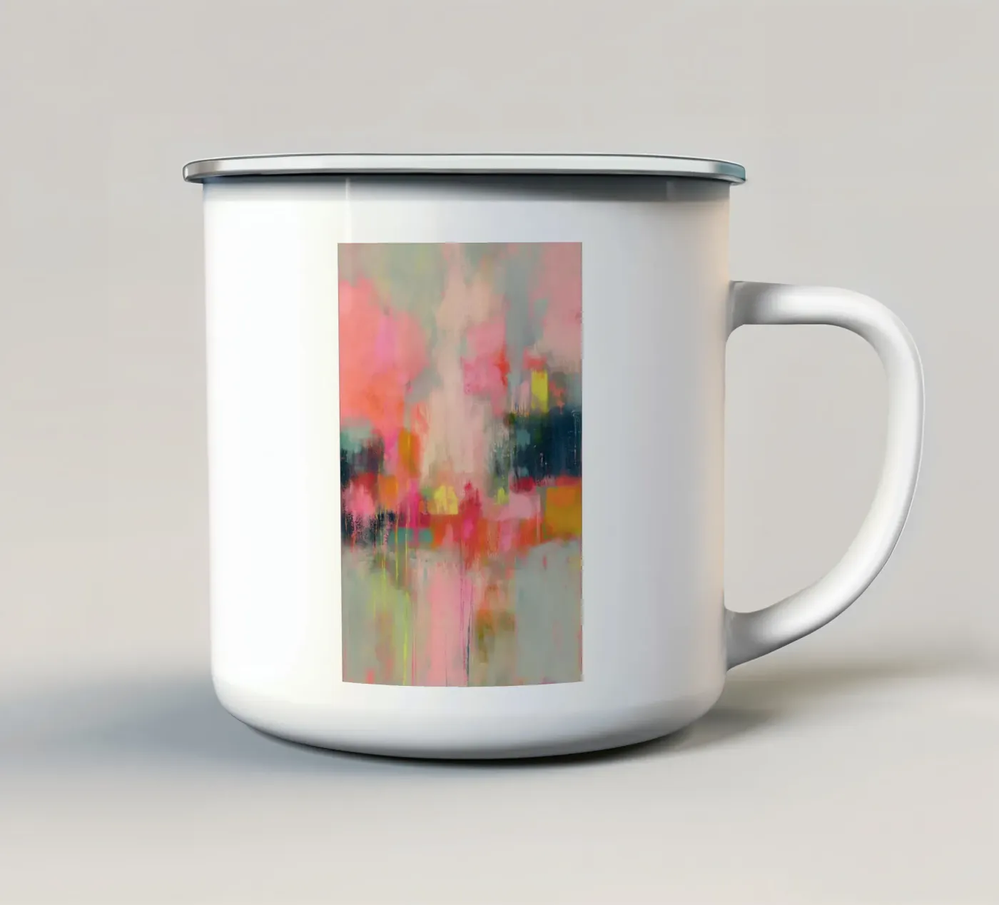 Electrical echo enamel mug by Carinaprint