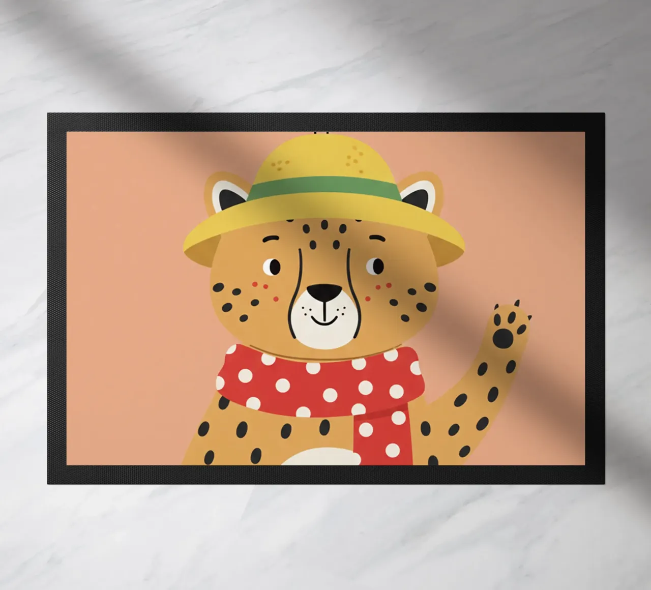 Cheetah Fußmatte von The Little Animals Club