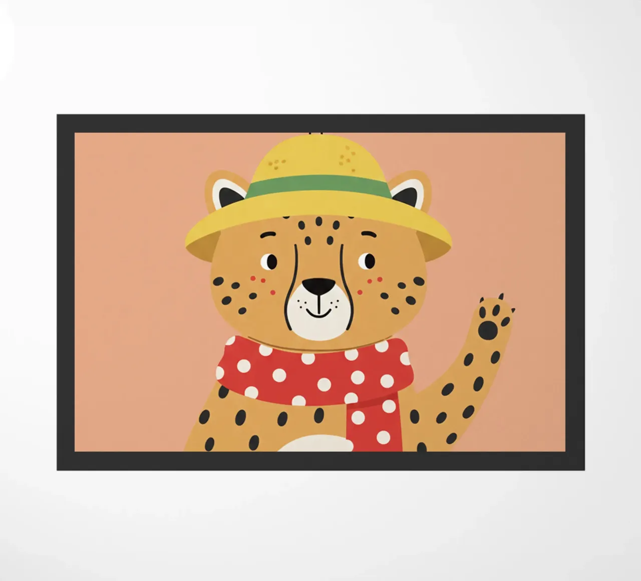 Cheetah Fußmatte von The Little Animals Club