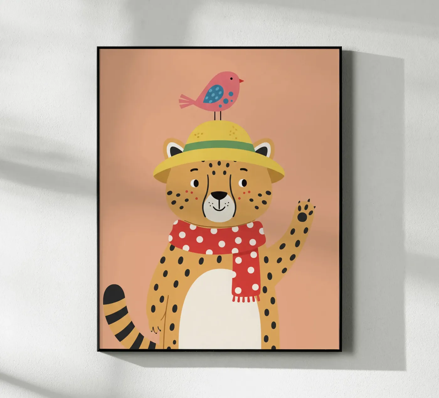 Guépard - chambre d'enfant plexiglas de The Little Animals Club