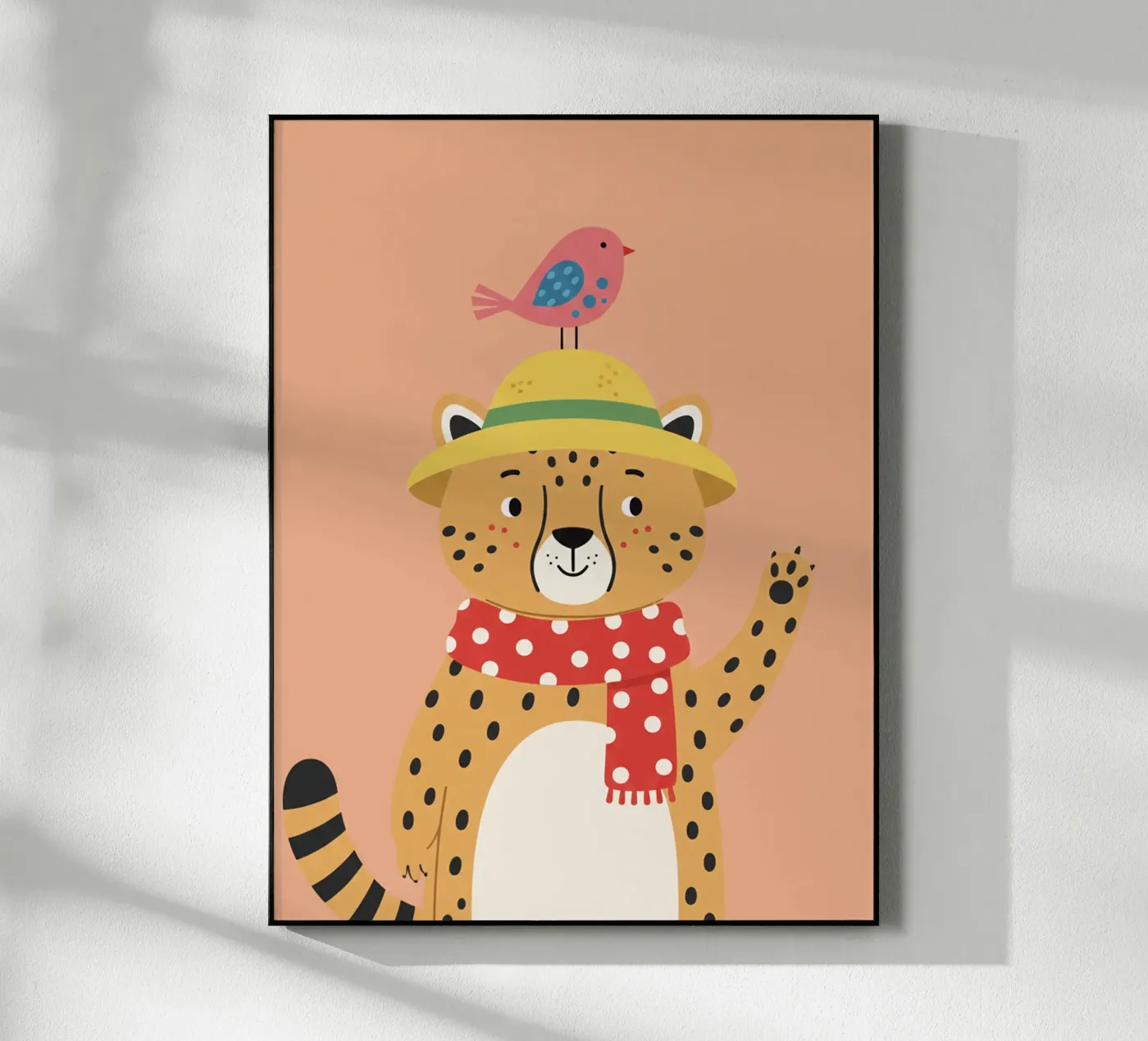 Cheetah - kinderkamer acryl van The Little Animals Club