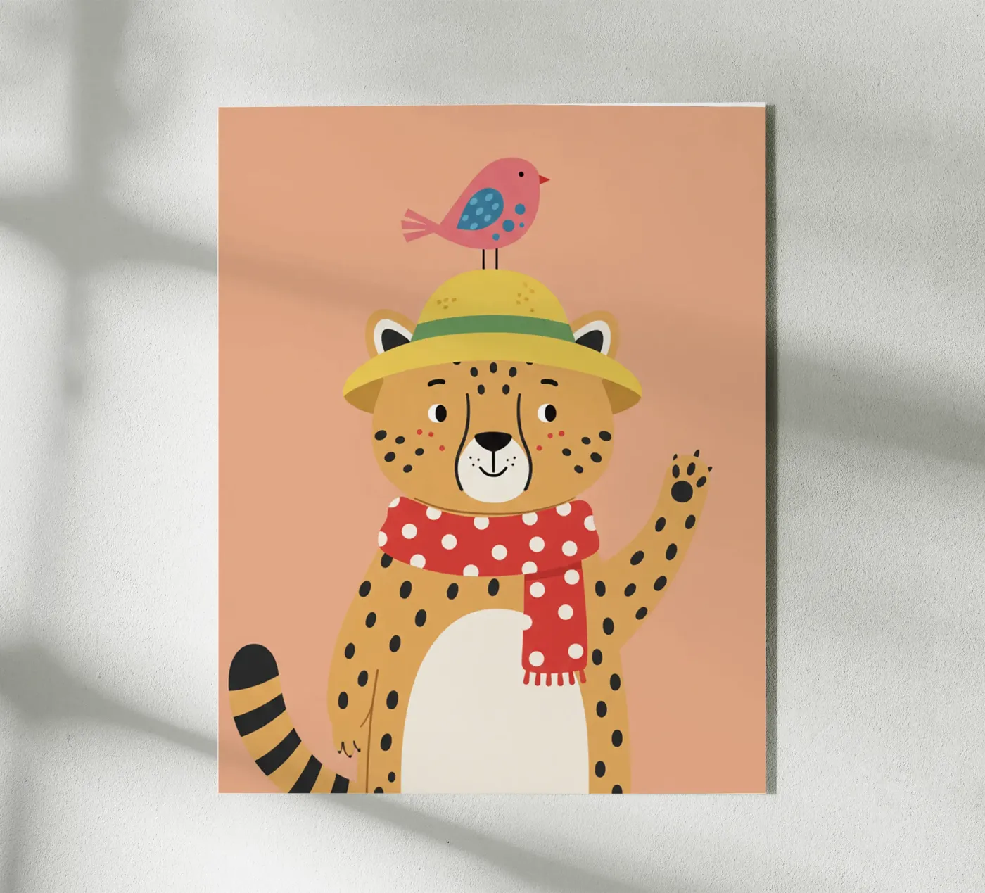 Guépard - chambre d'enfant plexiglas de The Little Animals Club