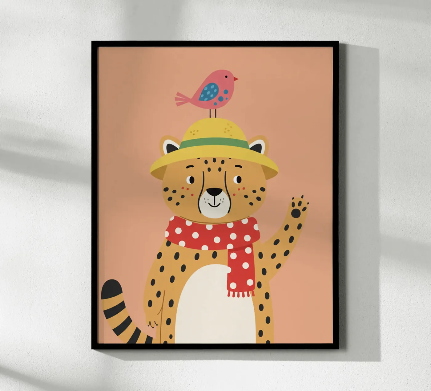 Cheetah - children's bedroom poster de The Little Animals Club