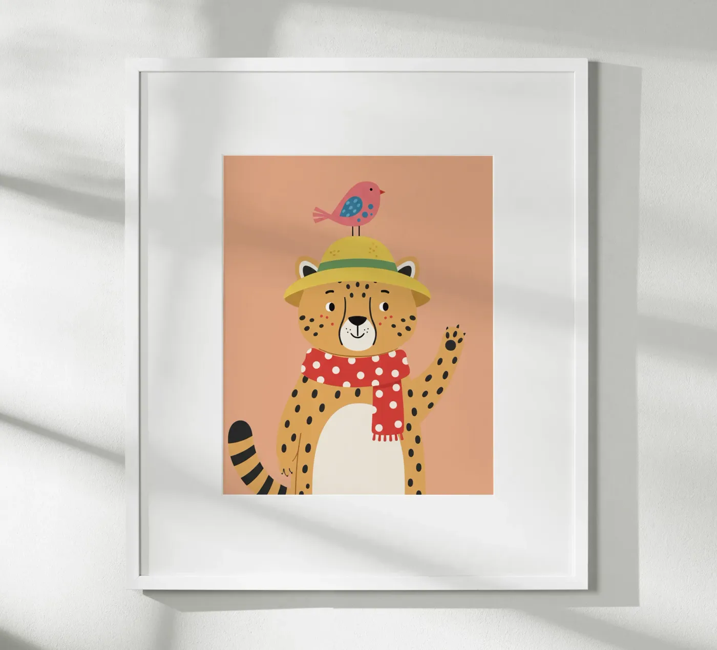 Cheetah - children's bedroom poster de The Little Animals Club