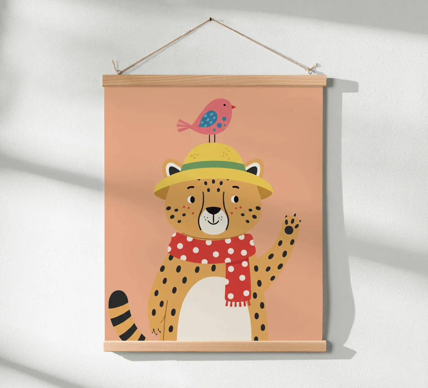 Cheetah - children's bedroom poster de The Little Animals Club