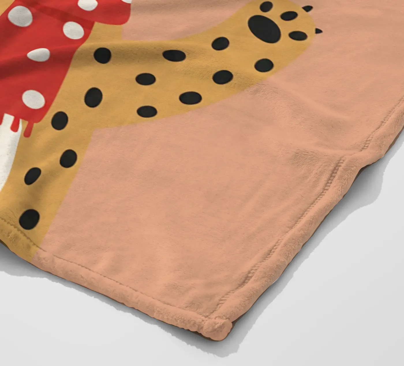 Guépard - chambre d'enfant plaid polaire de The Little Animals Club