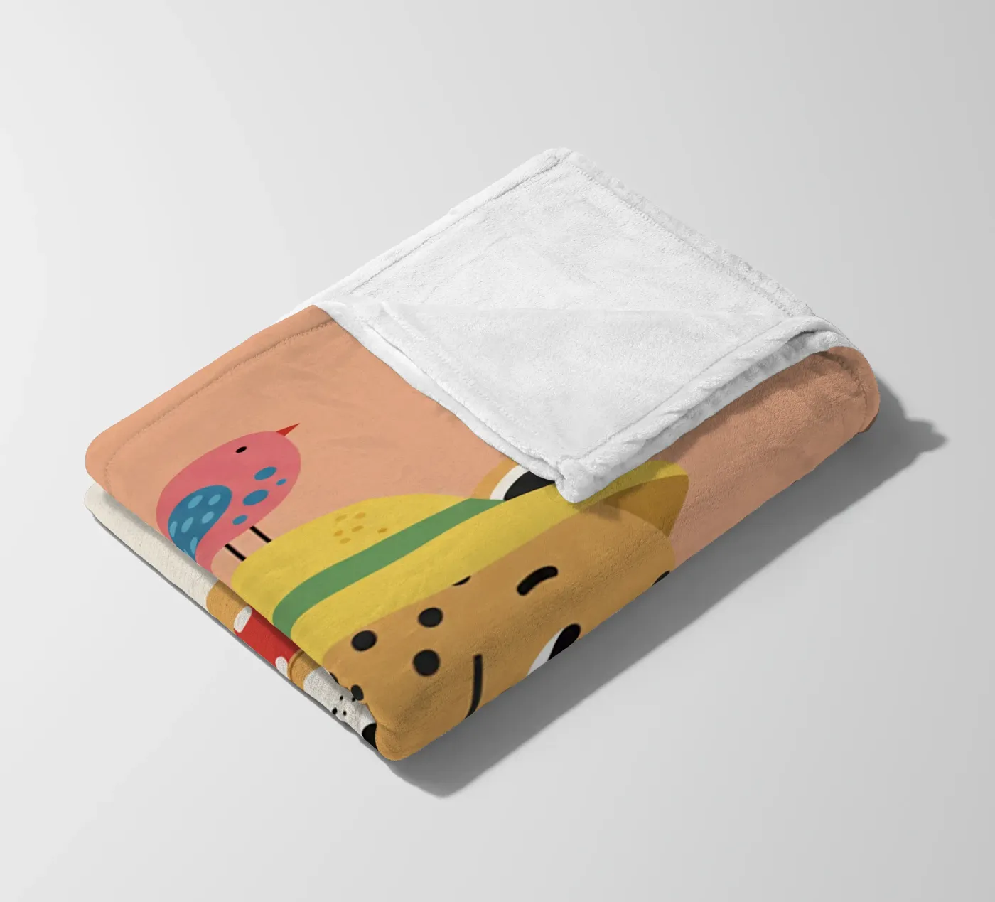 Guépard - chambre d'enfant plaid polaire de The Little Animals Club