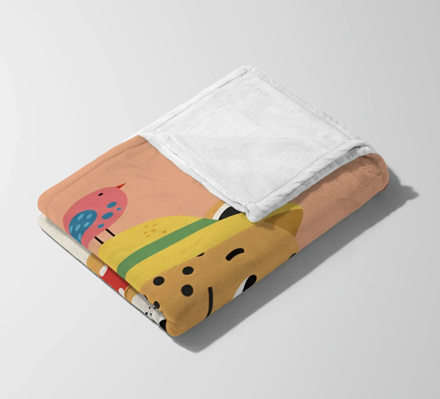 Guépard - chambre d'enfant plaid polaire de The Little Animals Club