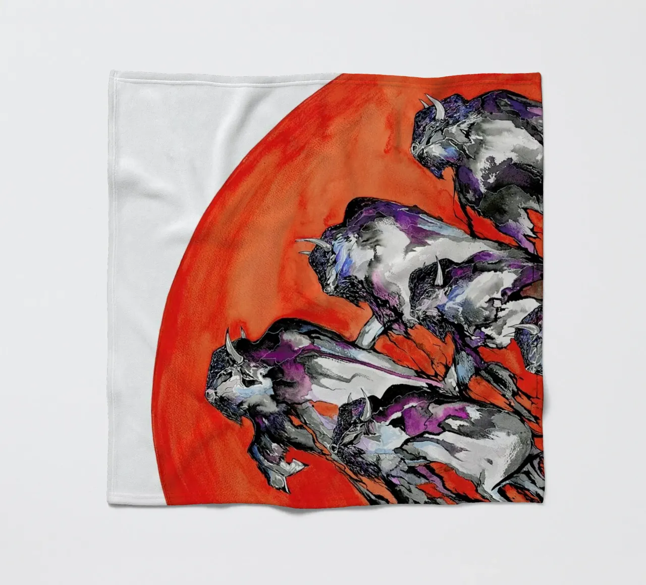 Out of a Rising Sun coperta in pile da Marc Allante
