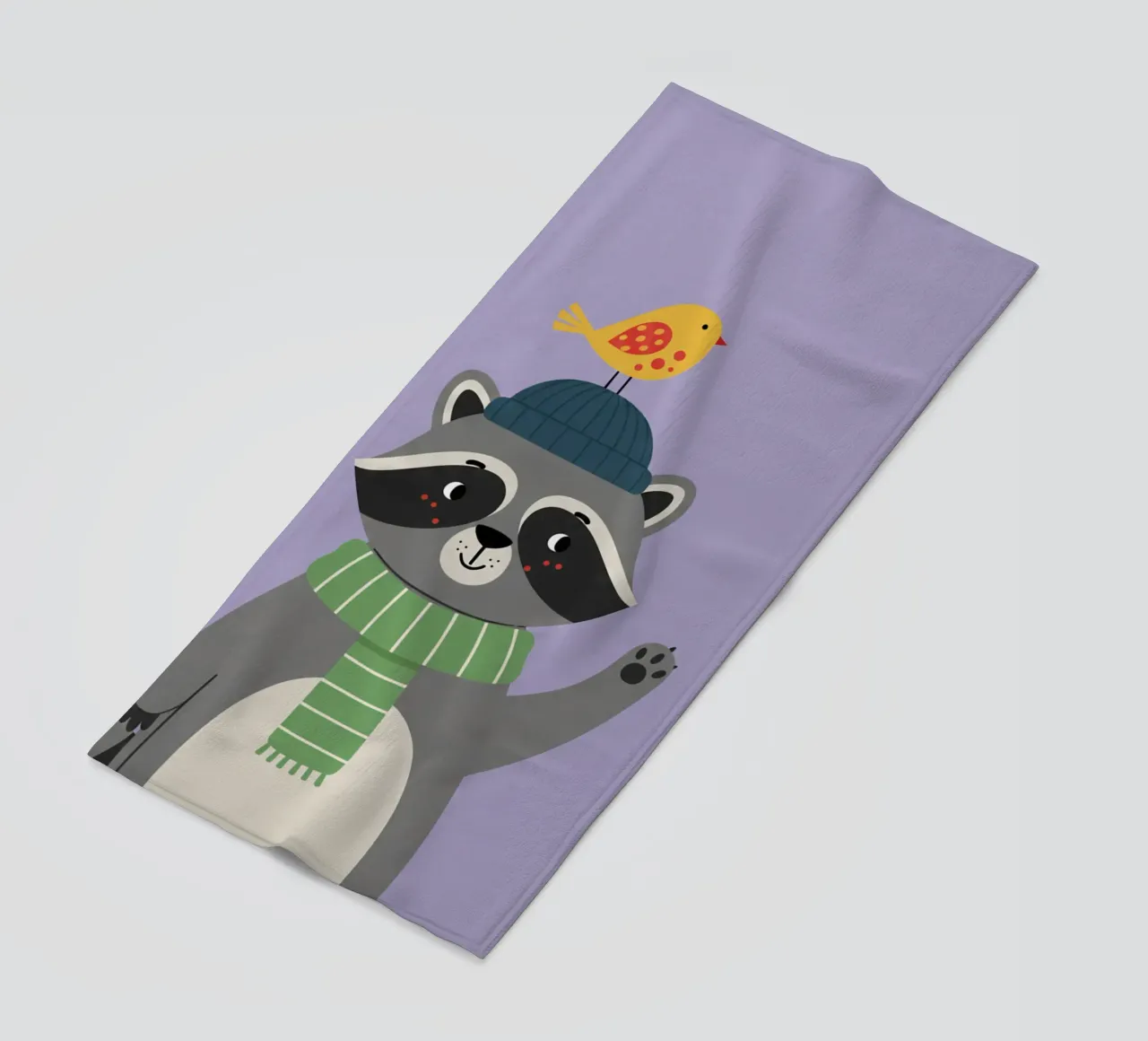 opossum - camera dei bambini telo mare da The Little Animals Club