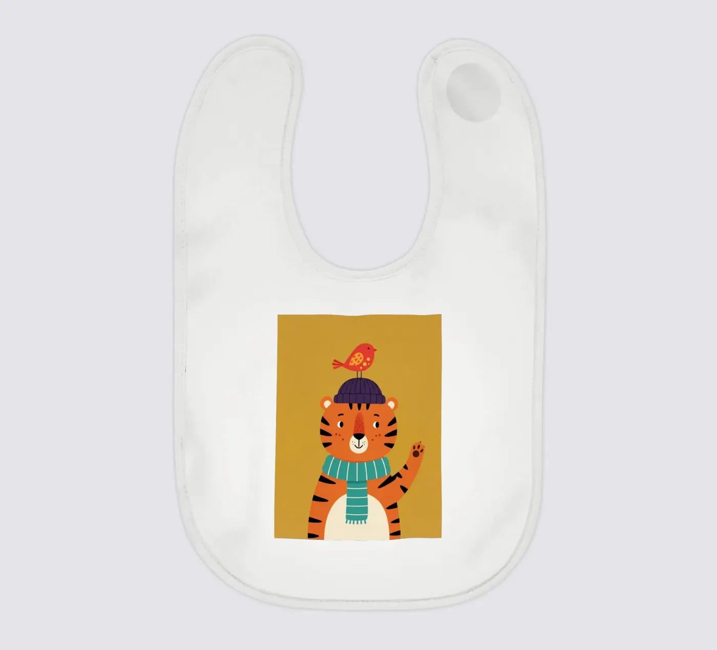 Tiger – Kinderzimmer Babylätzchen von The Little Animals Club