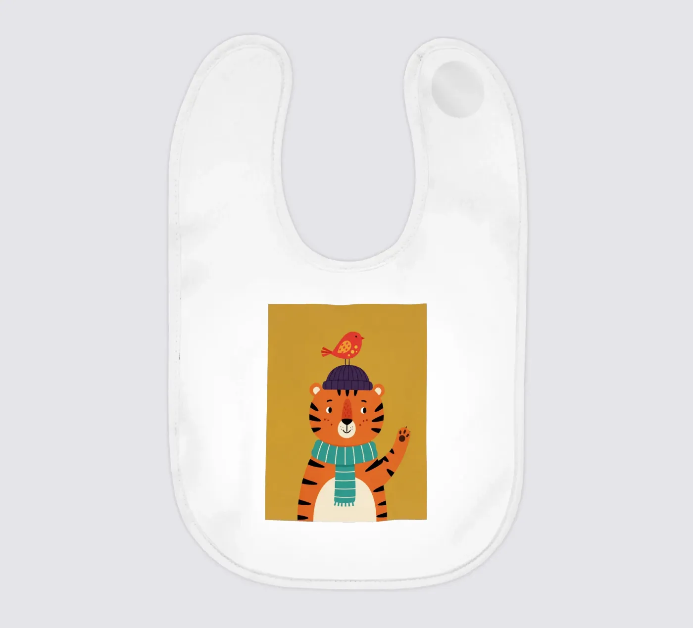 Tiger – Kinderzimmer Babylätzchen von The Little Animals Club