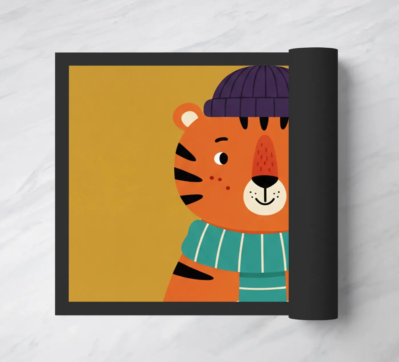 tijger - kinderkamer deurmat van The Little Animals Club