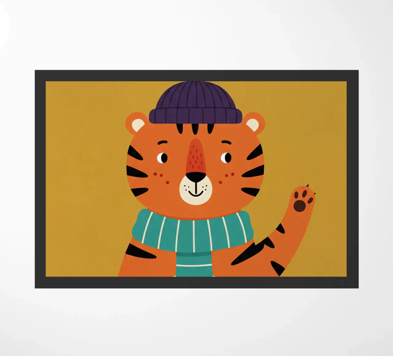 tiger doormat by The Little Animals Club