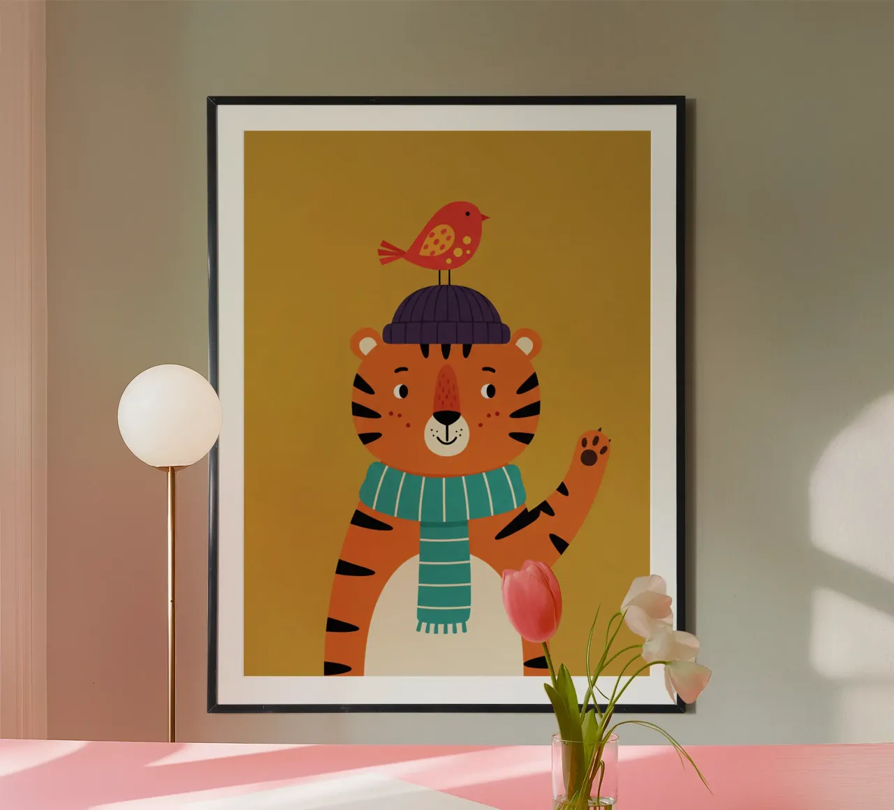 tiger poster by The Little Animals Club