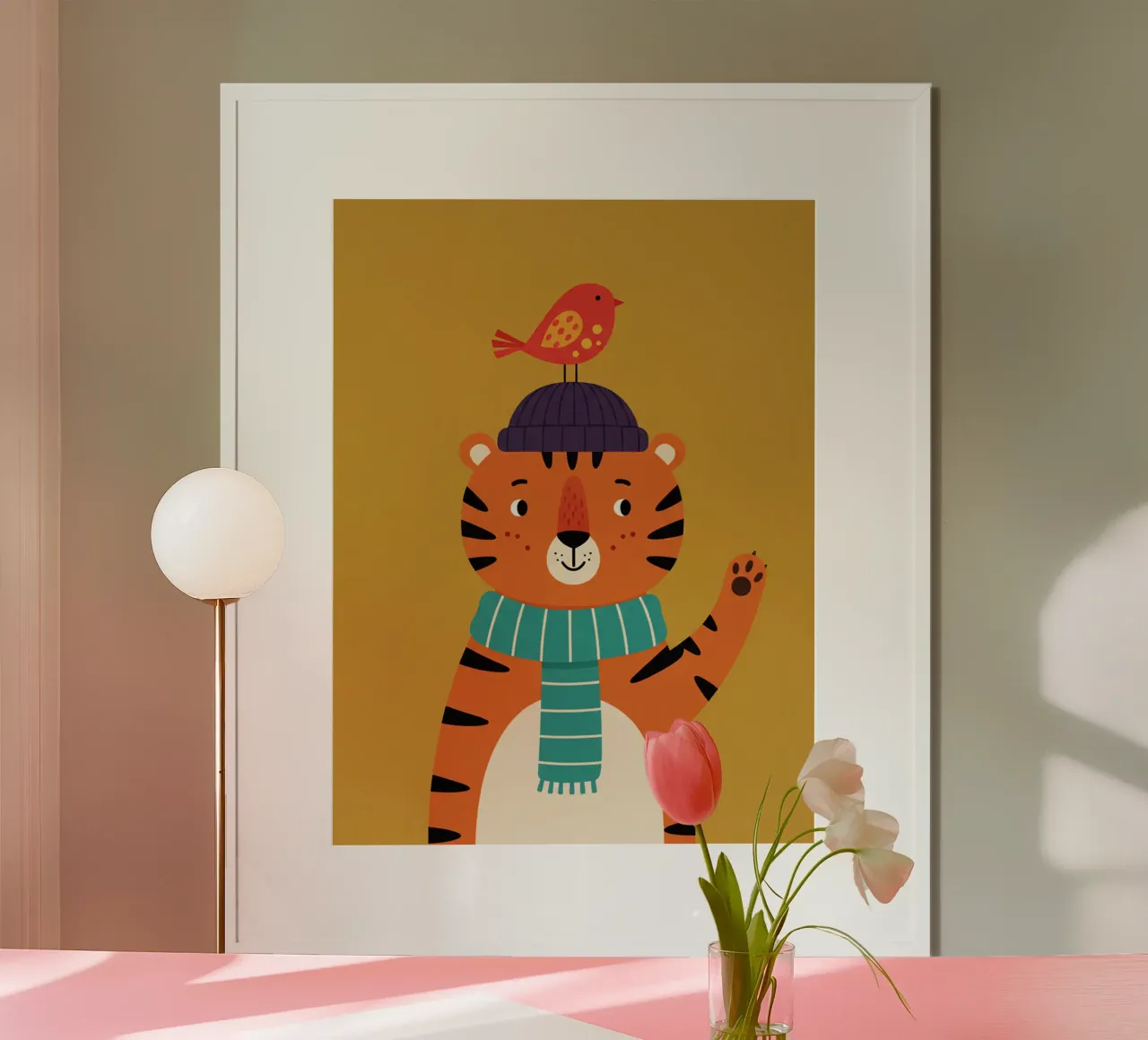 tiger poster by The Little Animals Club