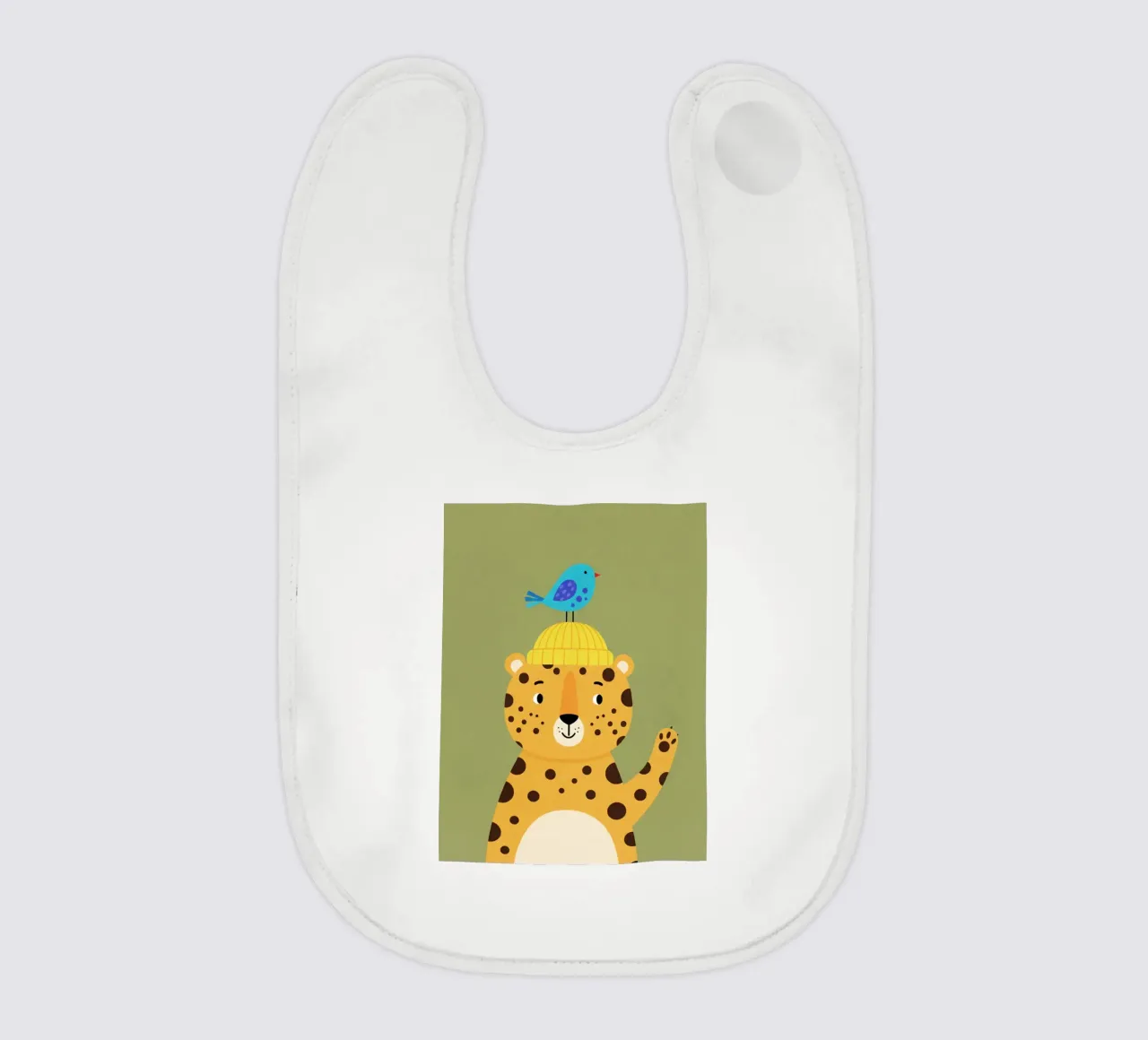 Leopard Babylätzchen von The Little Animals Club