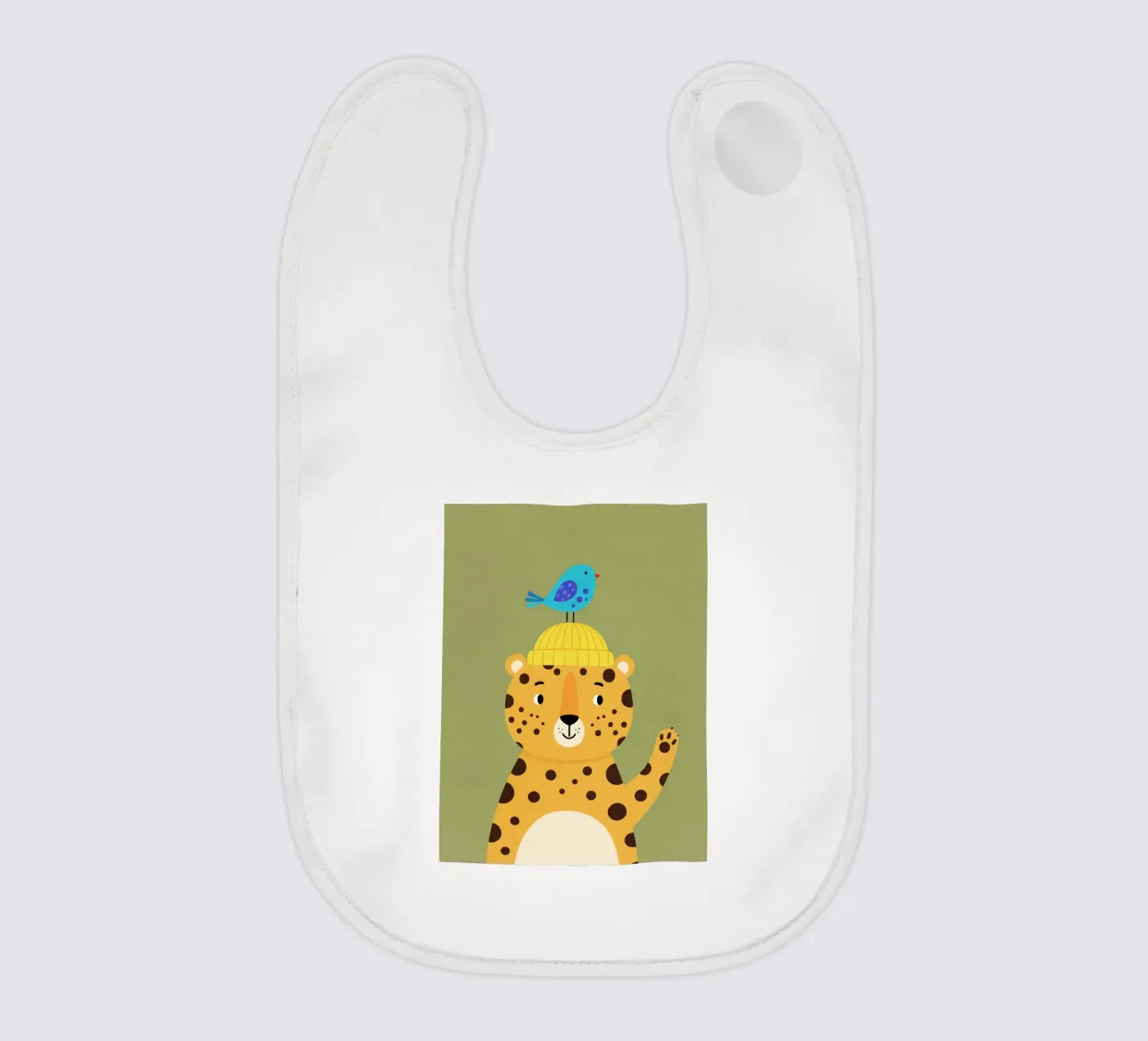 leopardo - camera dei bambini bavaglino da The Little Animals Club