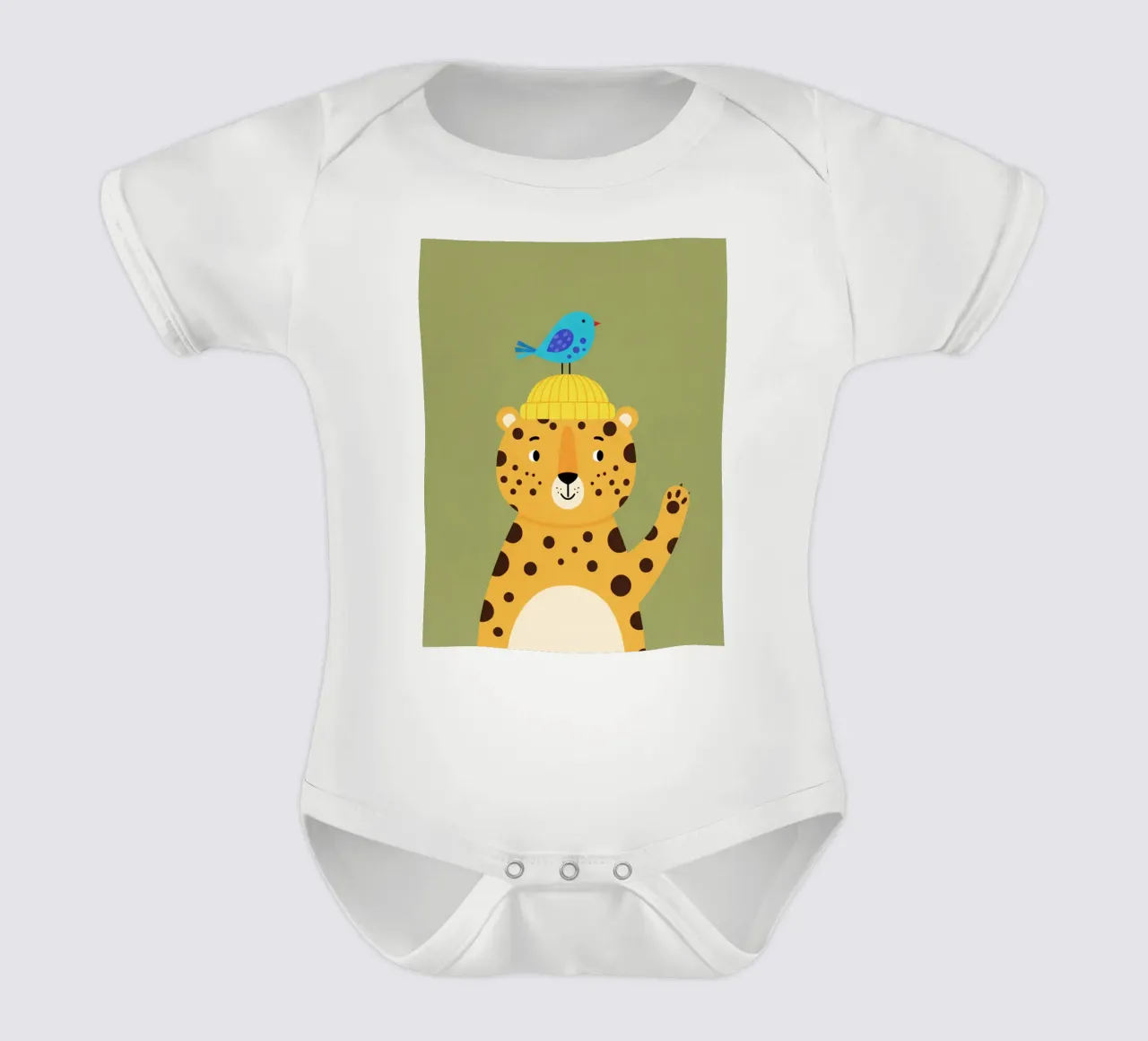 léopard body bébé de The Little Animals Club