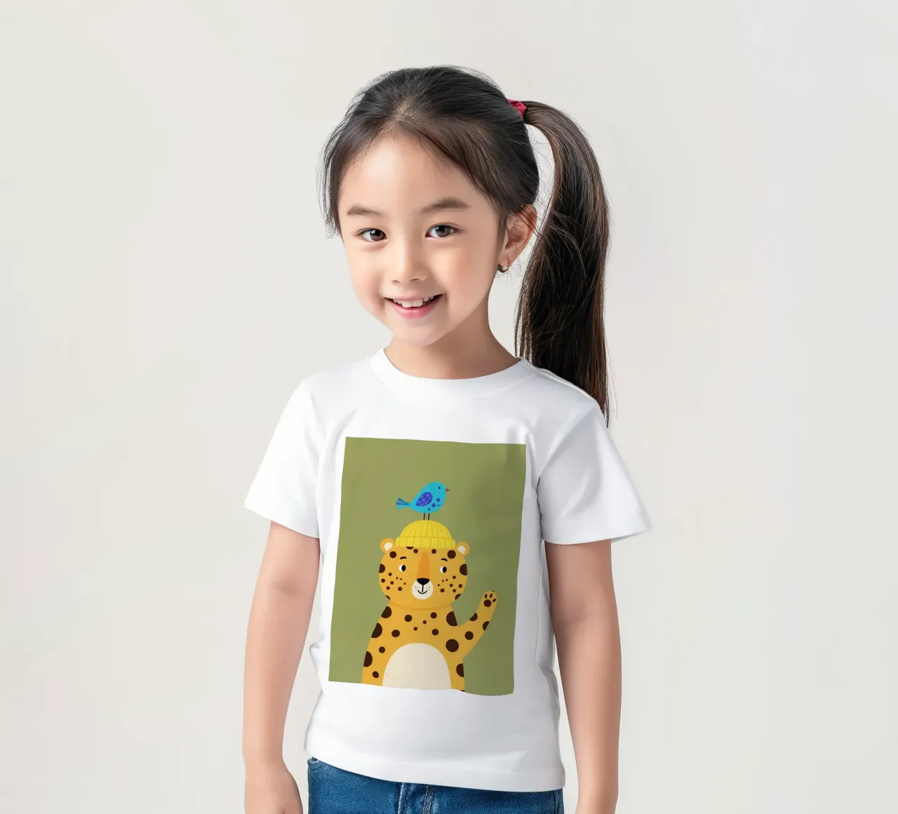 leopardo t-shirt bambini da The Little Animals Club