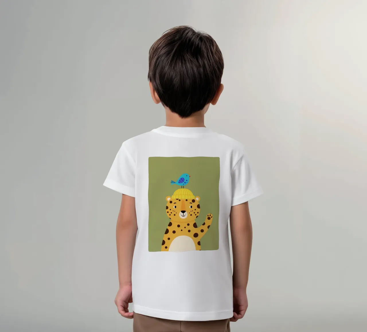 leopardo t-shirt bambini da The Little Animals Club