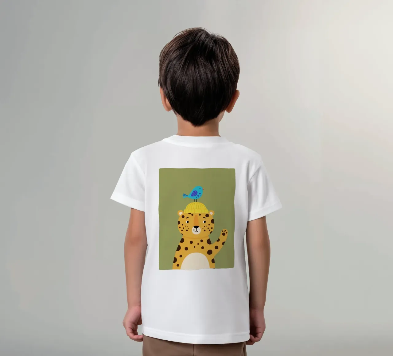 leopardo t-shirt bambini da The Little Animals Club