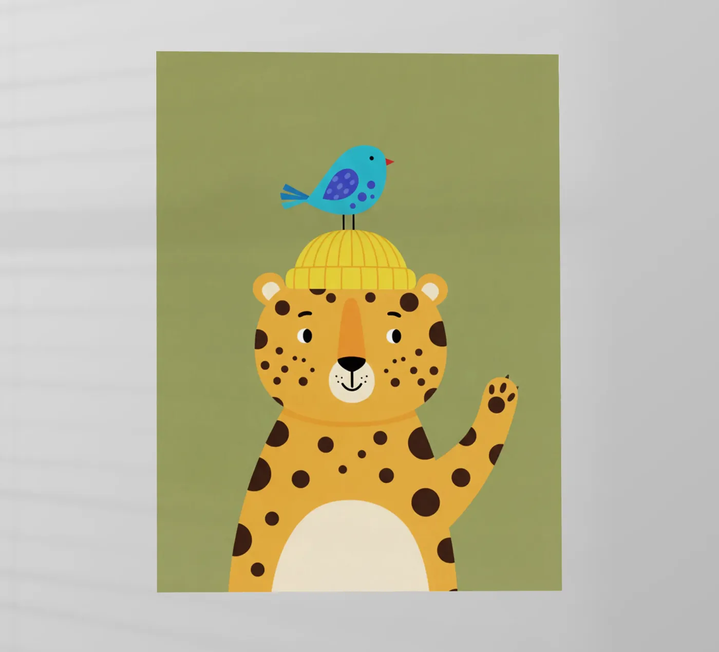 léopard - chambre d'enfant film rétro-éclairé de The Little Animals Club