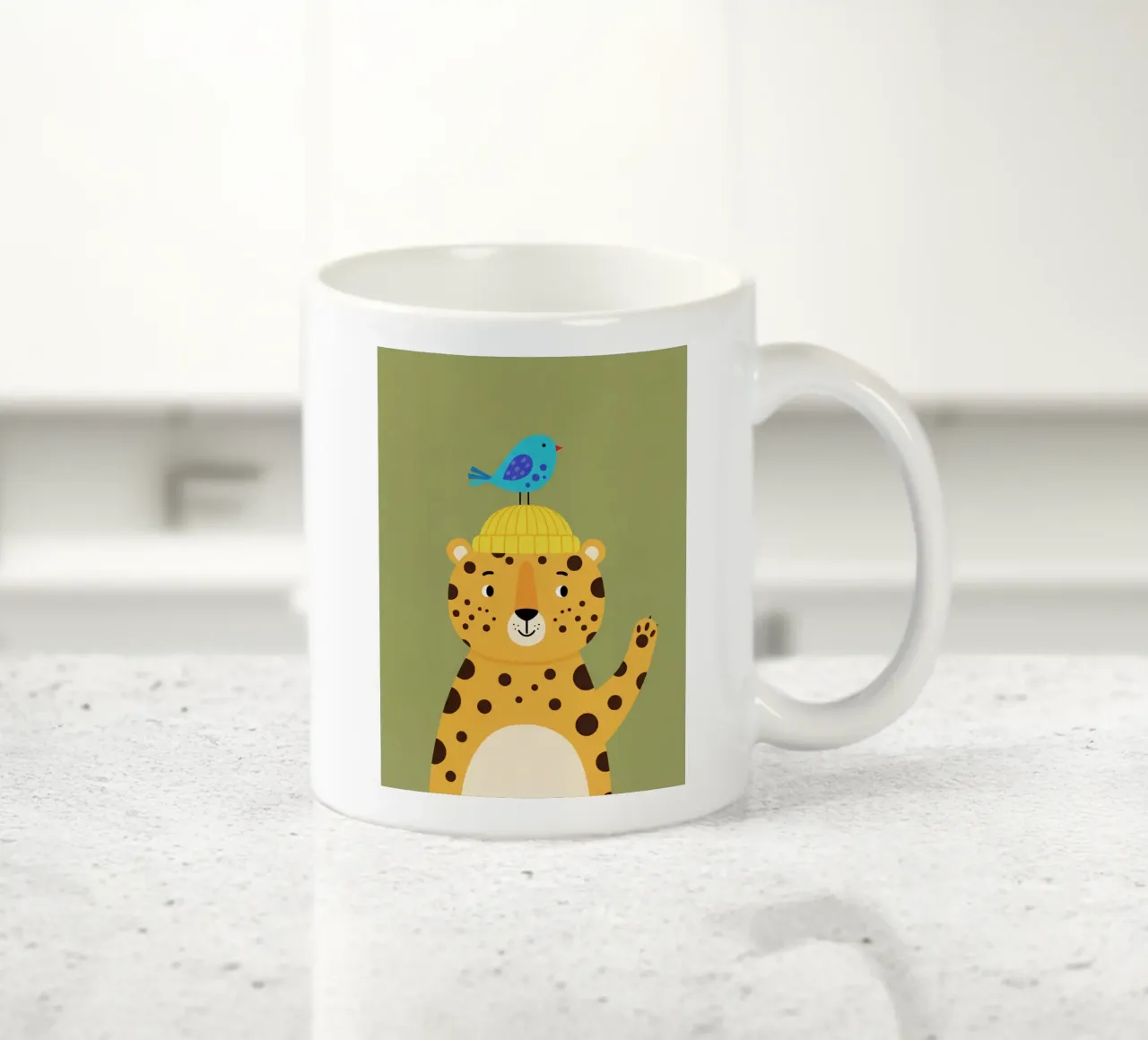 leopard ceramic mug by The Little Animals Club