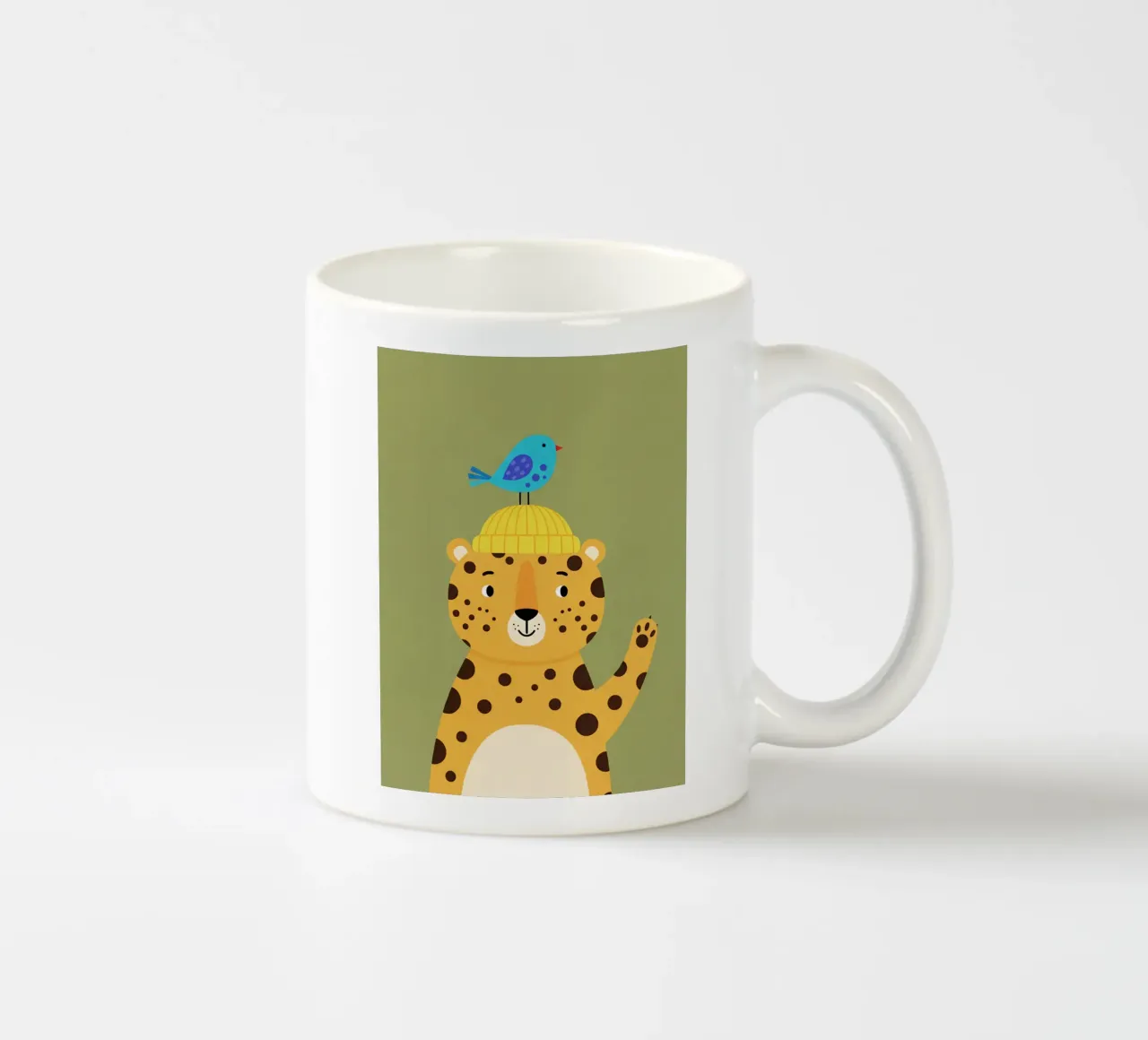 leopard ceramic mug by The Little Animals Club