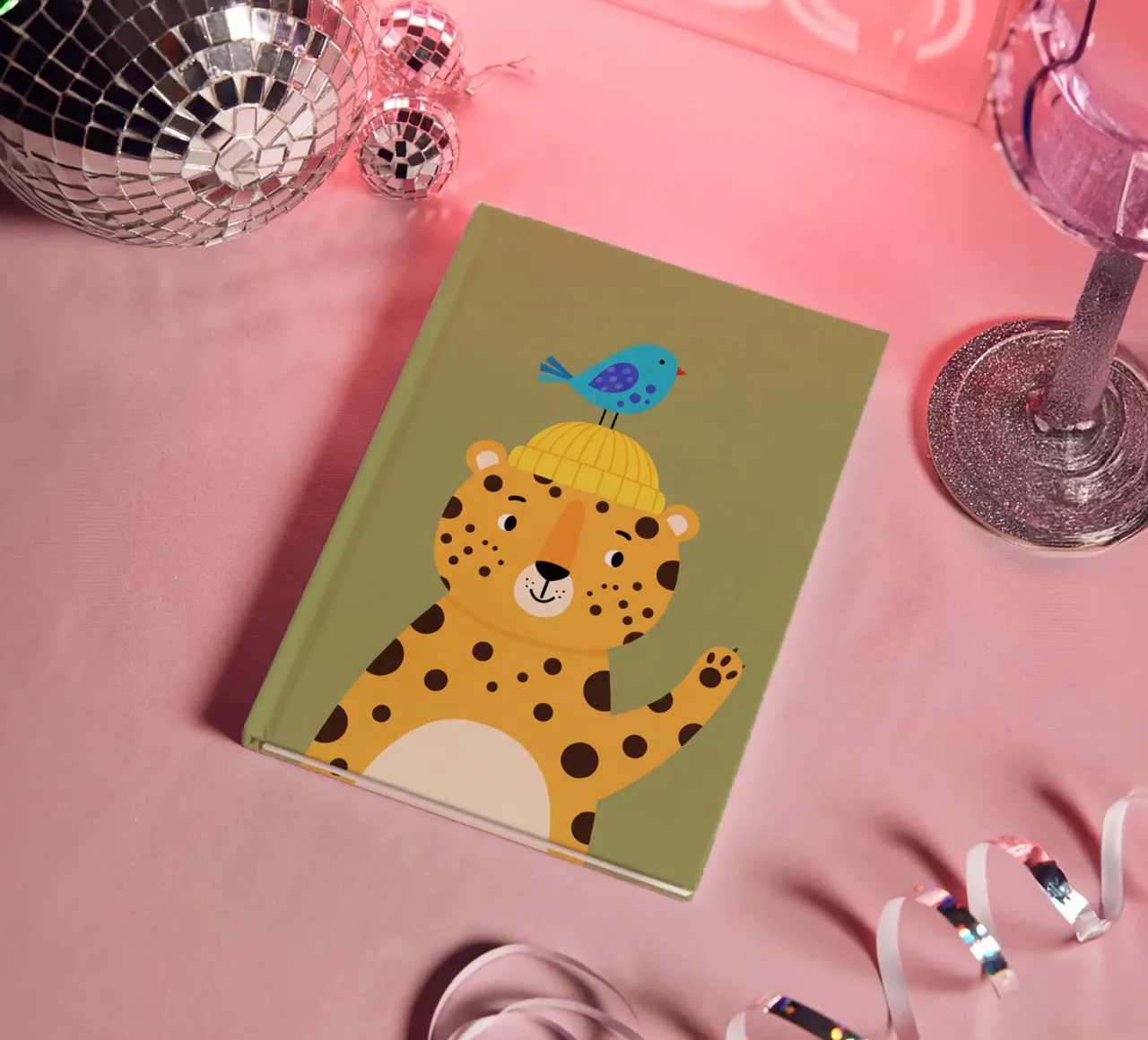 leopard - children's bedroom notebook by The Little Animals Club