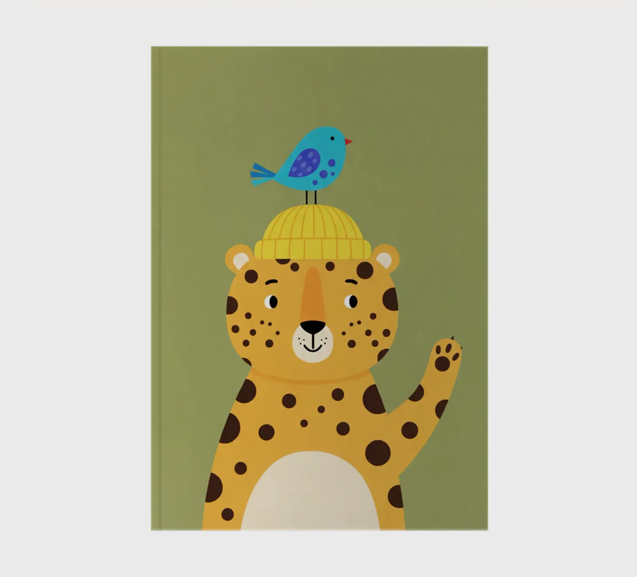 leopard - children's bedroom notebook by The Little Animals Club