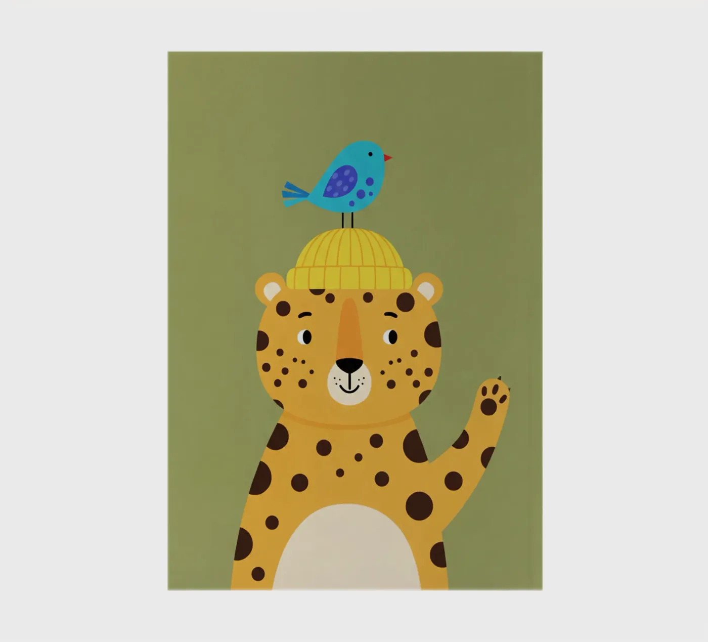 léopard - chambre d'enfant carnet de The Little Animals Club